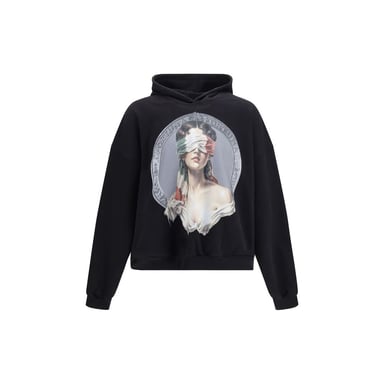 PDF Channel Black Cotton Sweatshirt