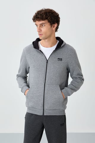 Tommy Life Herenhoodie met rits
