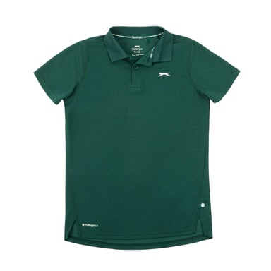 Slazenger Boys Lightweight Polo Shirt (Forest Green)