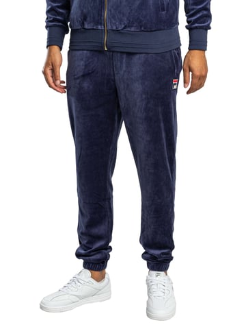 Fila Eddie Velour Bamboo Badge Joggers, Blue