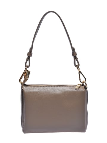 Luisa Vannini Beige Cowhide Leather Bag