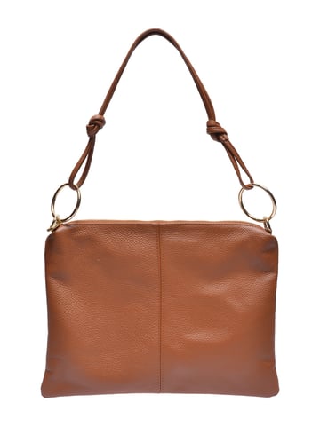 Luisa Vannini Brown Cowhide Leather Bag