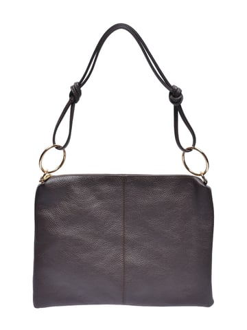 Luisa Vannini Chestnut Cowhide Leather Bag