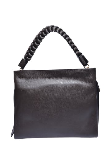 Luisa Vannini Chestnut Brown Cowhide Leather Bag