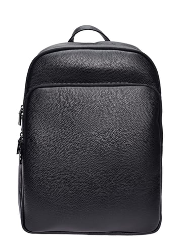 Luisa Vannini Black Cowhide Leather Bag