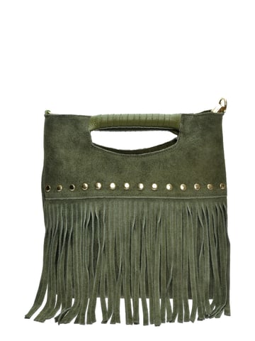 Luisa Vannini Two-Tone Cowhide Leather Bag