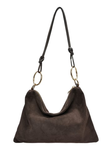 Luisa Vannini Chestnut Brown Cowhide Leather Bag