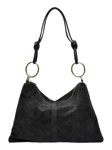 Luisa Vannini Black Cowhide Leather Bag