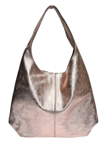 Luisa Vannini Bronze Calf Leather Bag