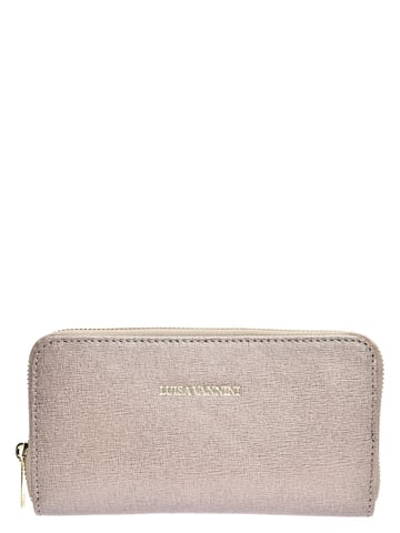 Luisa Vannini Beige Cowhide Leather Bag