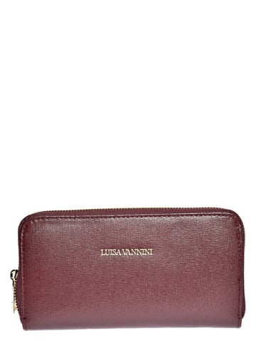 Luisa Vannini Wine-coloured Cowhide Leather Bag