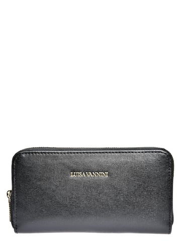 Luisa Vannini Black Cowhide Leather Bag