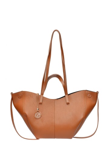 Luisa Vannini Brown Cowhide Leather Bag