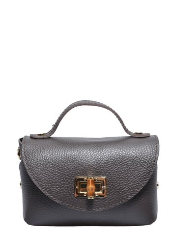 Anna Luchini Chestnut Brown Cowhide Leather Bag
