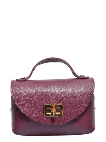 Anna Luchini Burgundy Calfskin Bag