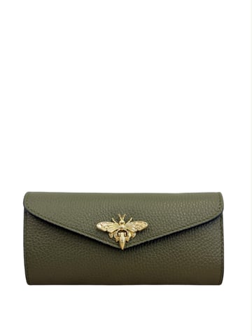 Anna Luchini Green Cowhide Leather Bag