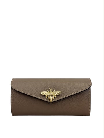 Anna Luchini Beige Cowhide Leather Bag