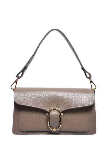 Anna Luchini Beige Cowhide Leather Bag