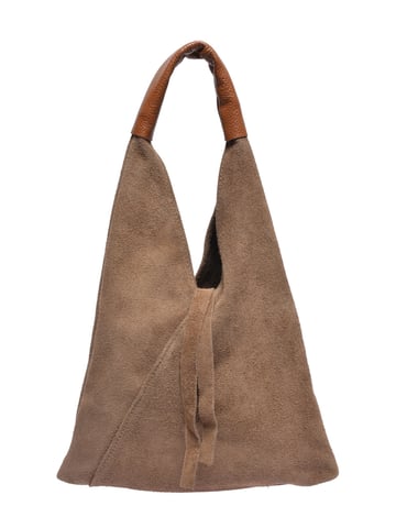 Anna Luchini Beige Cowhide Leather Bag