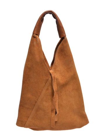 Anna Luchini Brown Cowhide Leather Bag