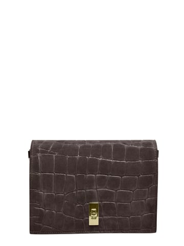 Roberta M Two-Tone Cowhide Leather Bag