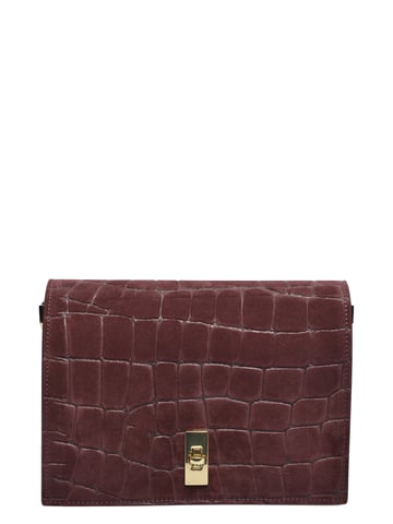 Roberta M BORDEAUX cow leather bag