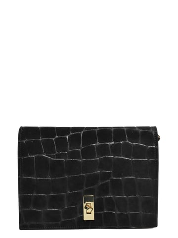 Roberta M Black Calf Leather Bag