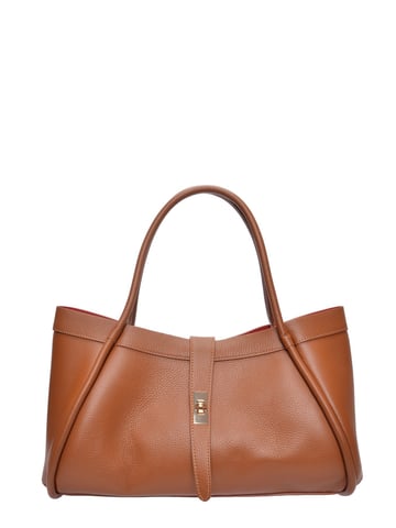 Luisa Vannini Brown Cowhide Leather Bag