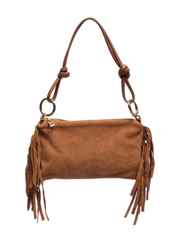 Roberta M COGNAC Cowhide Leather Bag