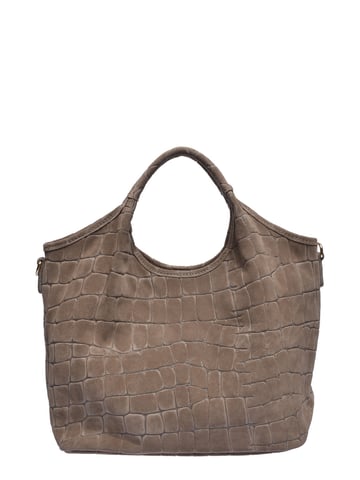 Anna Luchini Beige Cowhide Leather Bag
