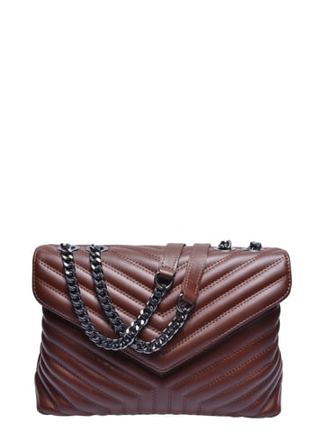 Luisa Vannini BROWN cow leather bag