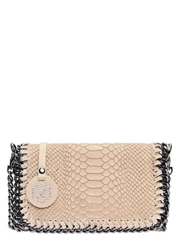 Luisa Vannini Beige Cow Leather Bag