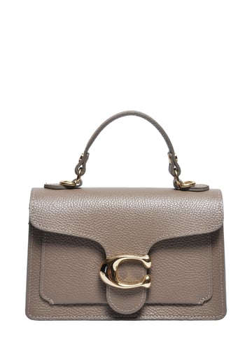 Roberta M Beige Cowhide Leather Bag