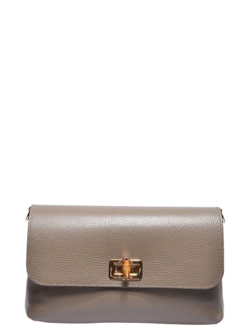 Roberta M Beige Cowhide Leather Bag