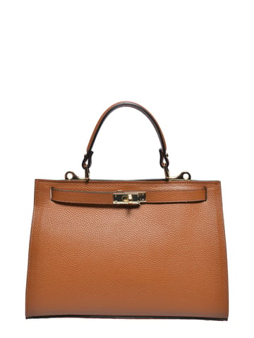 Roberta M COGNAC Cowhide Leather Bag