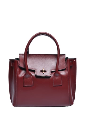 Isabella Rhea Burgundy Calf Leather Bag