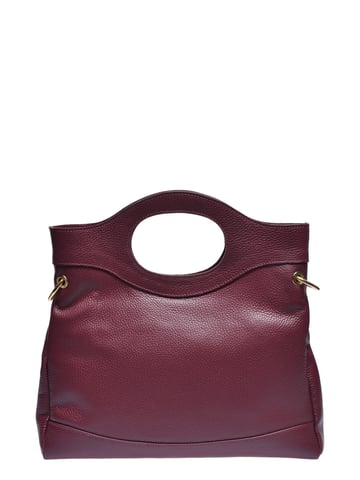 Anna Luchini Burgundy Calfskin Bag