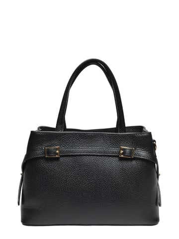 Roberta M BLACK cow leather bag