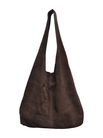 Anna Luchini Chestnut Brown Cowhide Leather Bag
