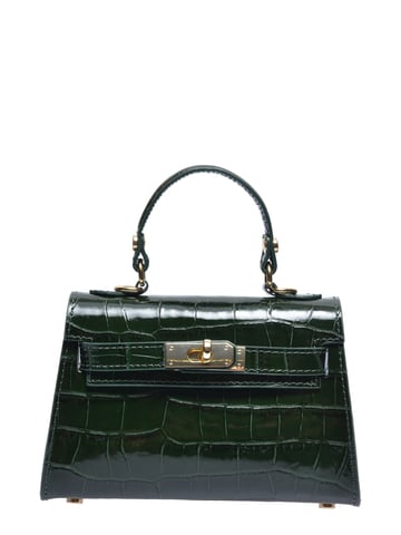 Roberta M GREEN Cow Leather Bag