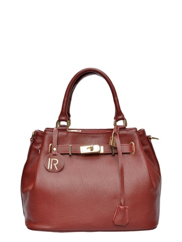 Isabella Rhea Red Cowhide Leather Bag