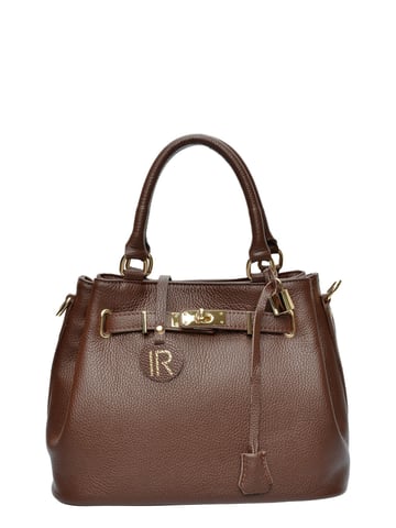 Isabella Rhea Chestnut Brown Cowhide Leather Bag