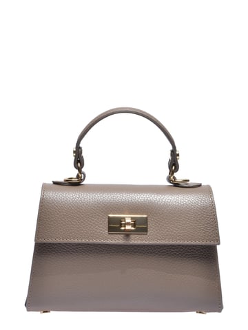 Isabella Rhea Beige Cowhide Leather Bag