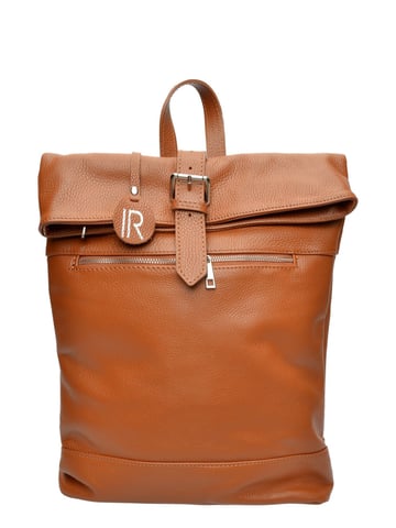 Isabella Rhea Brown Leather Backpack