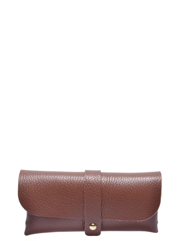 Roberta M Chestnut Brown Cowhide Leather Bag