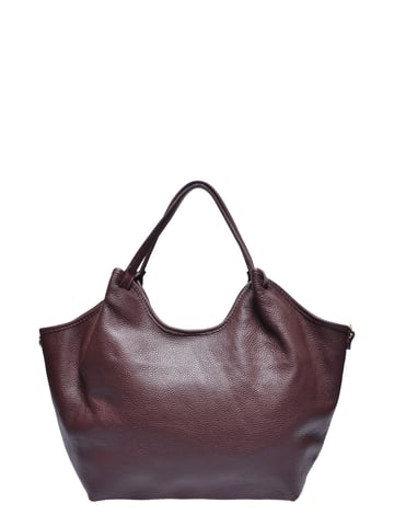 Isabella Rhea Burgundy Cowhide Leather Bag