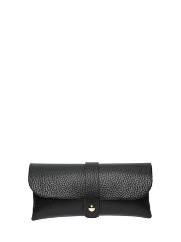 Roberta M Black Cowhide Leather Bag