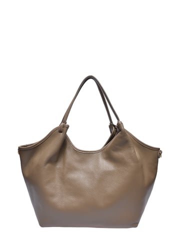 Isabella Rhea Beige Cowhide Leather Bag