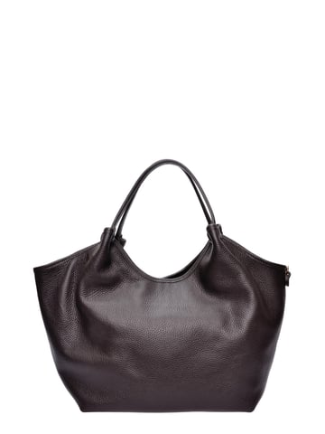 Isabella Rhea Chestnut Brown Cow Leather Bag