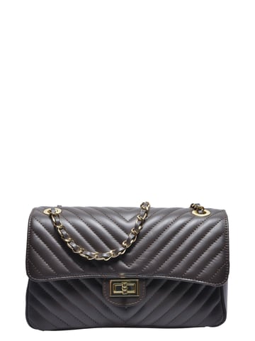 Roberta M Chestnut Brown Cowhide Leather Bag